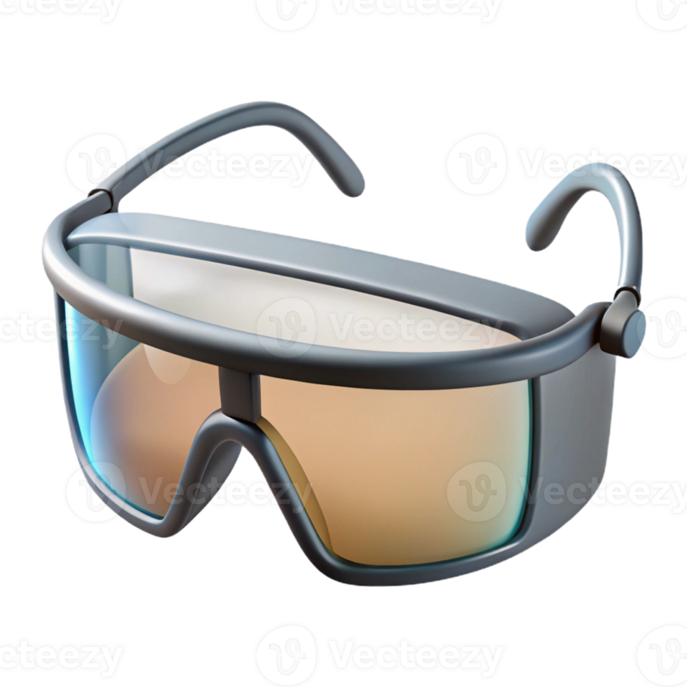 wonderful contemporary Pair of safety glasses, clear lenses, exclusive png