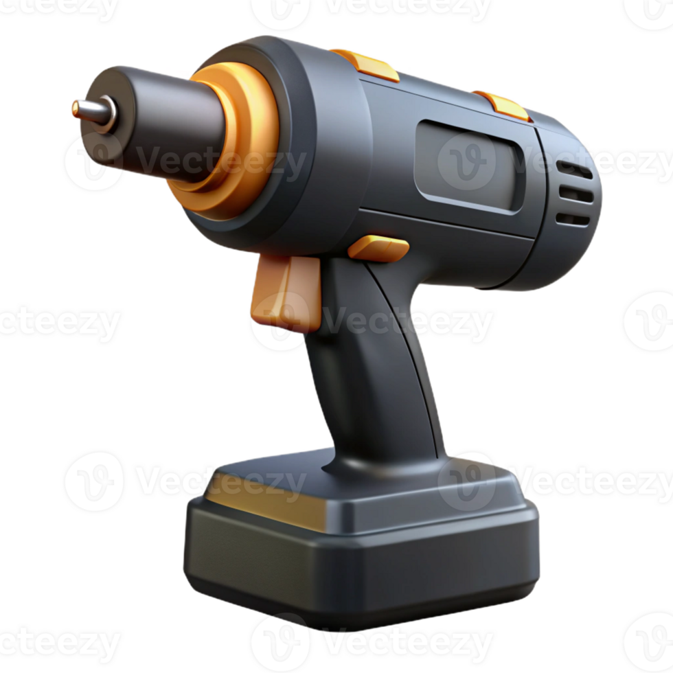magnificent classic Drill, cordless drill, black, professional png