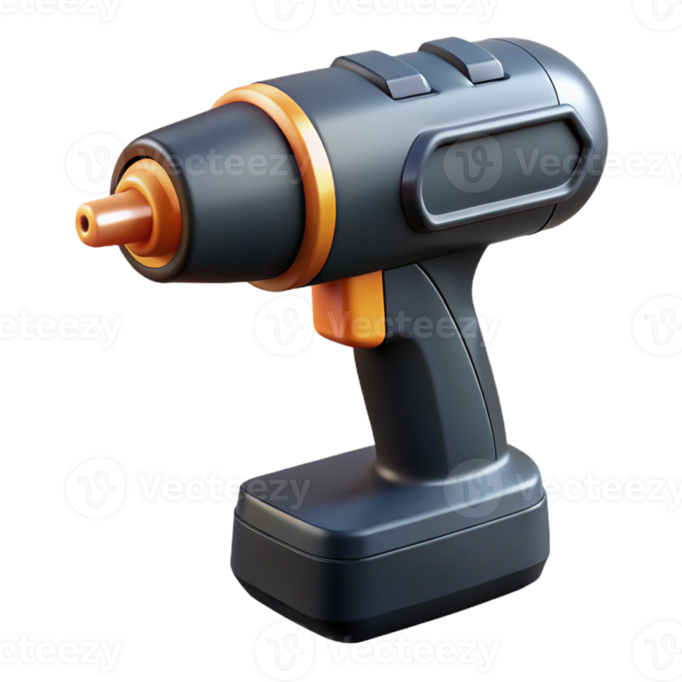 elegant traditional Drill, cordless drill, black, premium png