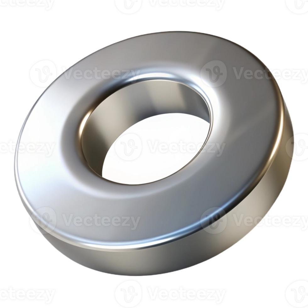 dramatic creative Washer, metal washer, steel, 4K png