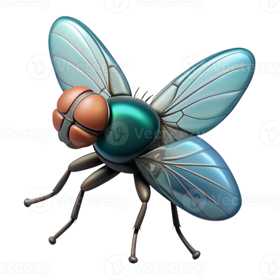 beautiful contemporary Close-up of a fly genuine png