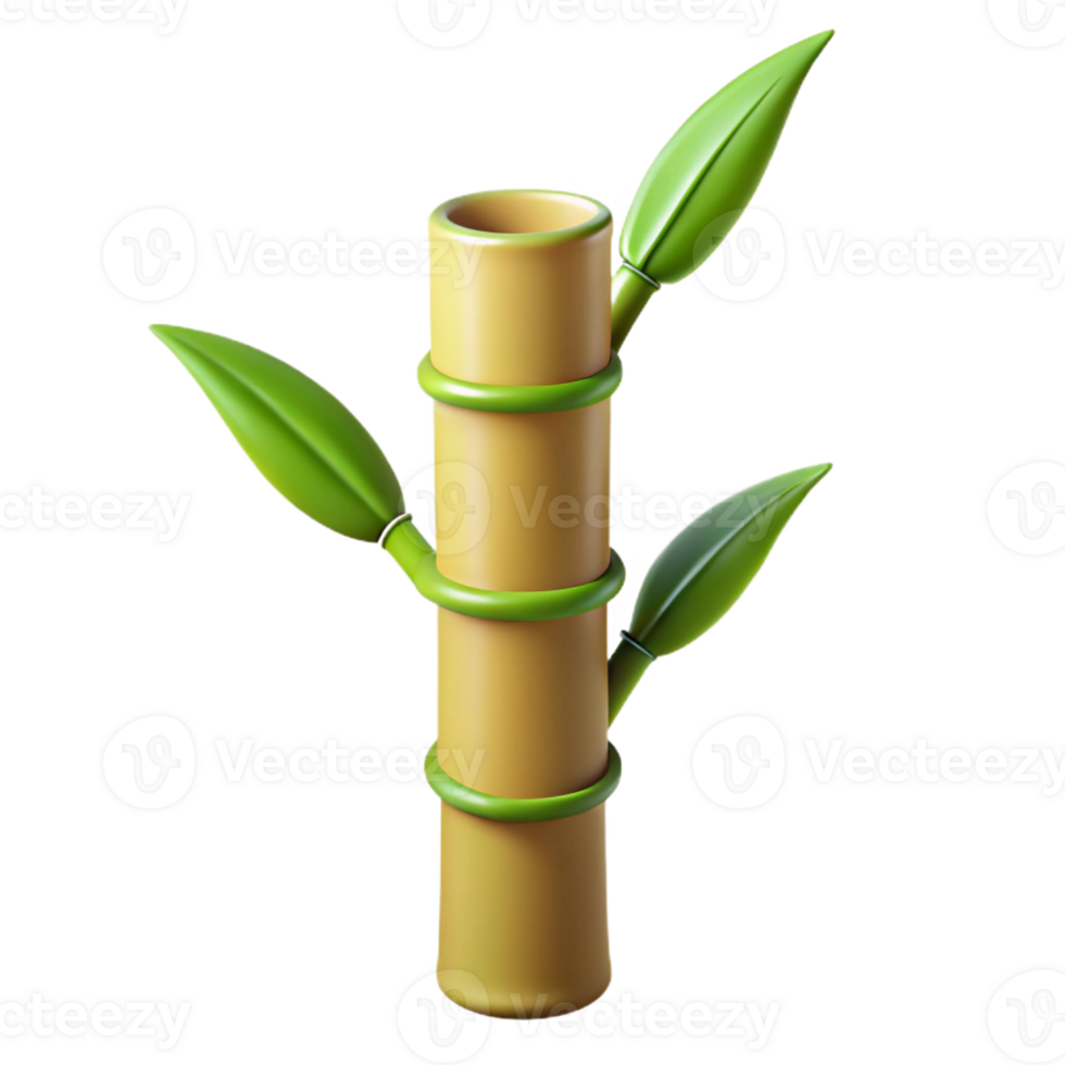 vibrant rustic Bamboo stalk exclusive png