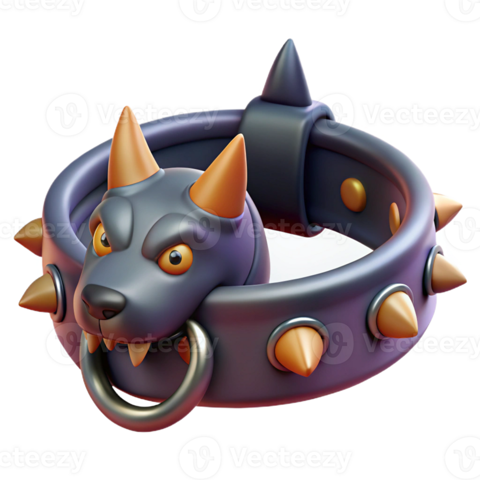 magnificent classic Cerberus' collar, restraint for the beast, strong, professional png