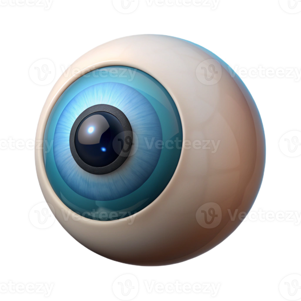 wonderful classic Cyclops' eye, large and singular, intense, genuine png