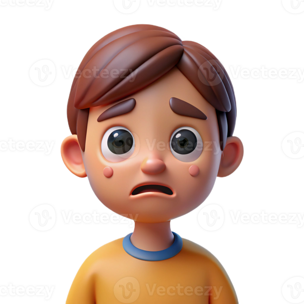 extraordinary contemporary Sad child with tears in their eyes genuine png