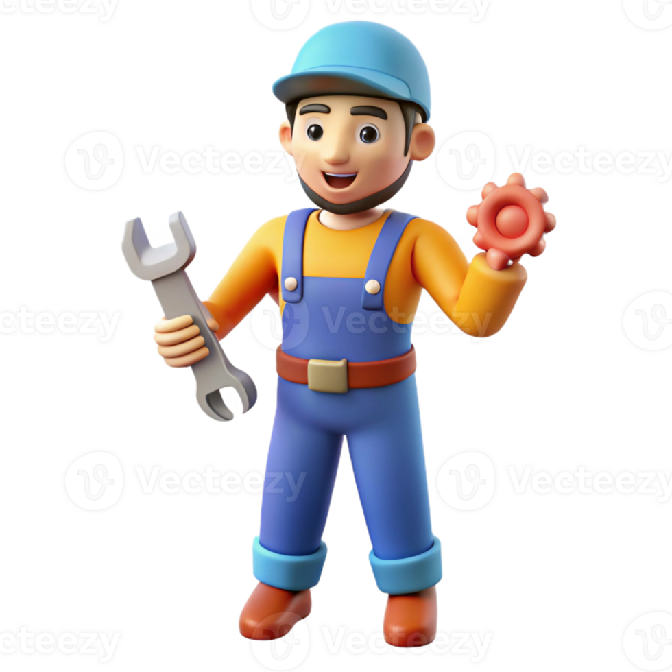 extraordinary rustic Resourceful mechanic troubleshooting a problem genuine png