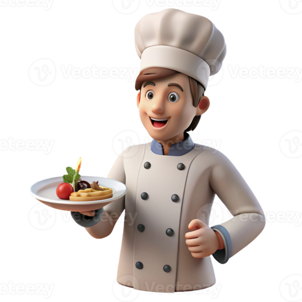 beautiful rustic Culinary chef plating a gourmet dish high resolution png