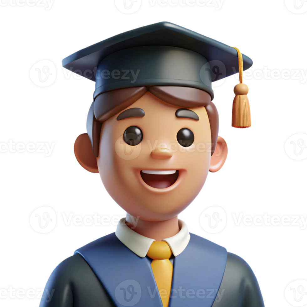 elegant classic Hopeful graduate looking towards the future high resolution png