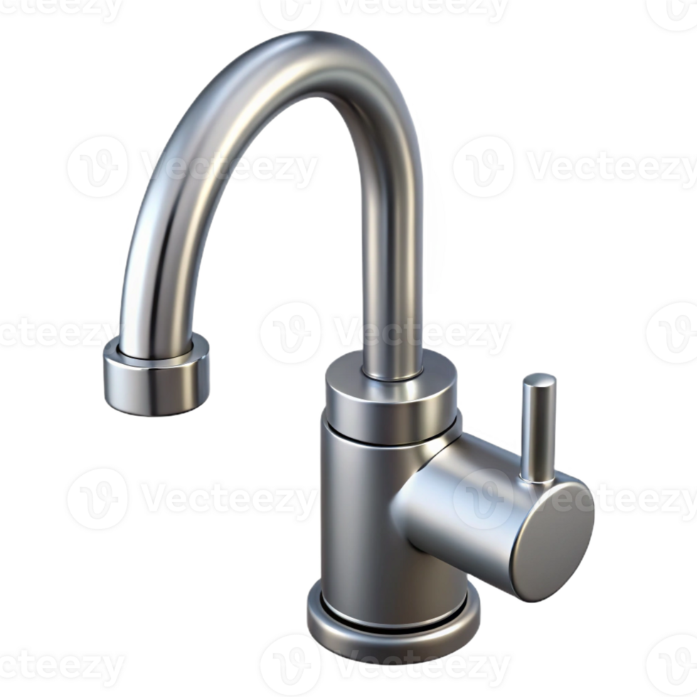 vibrant creative Kitchen faucet, stainless steel, genuine png