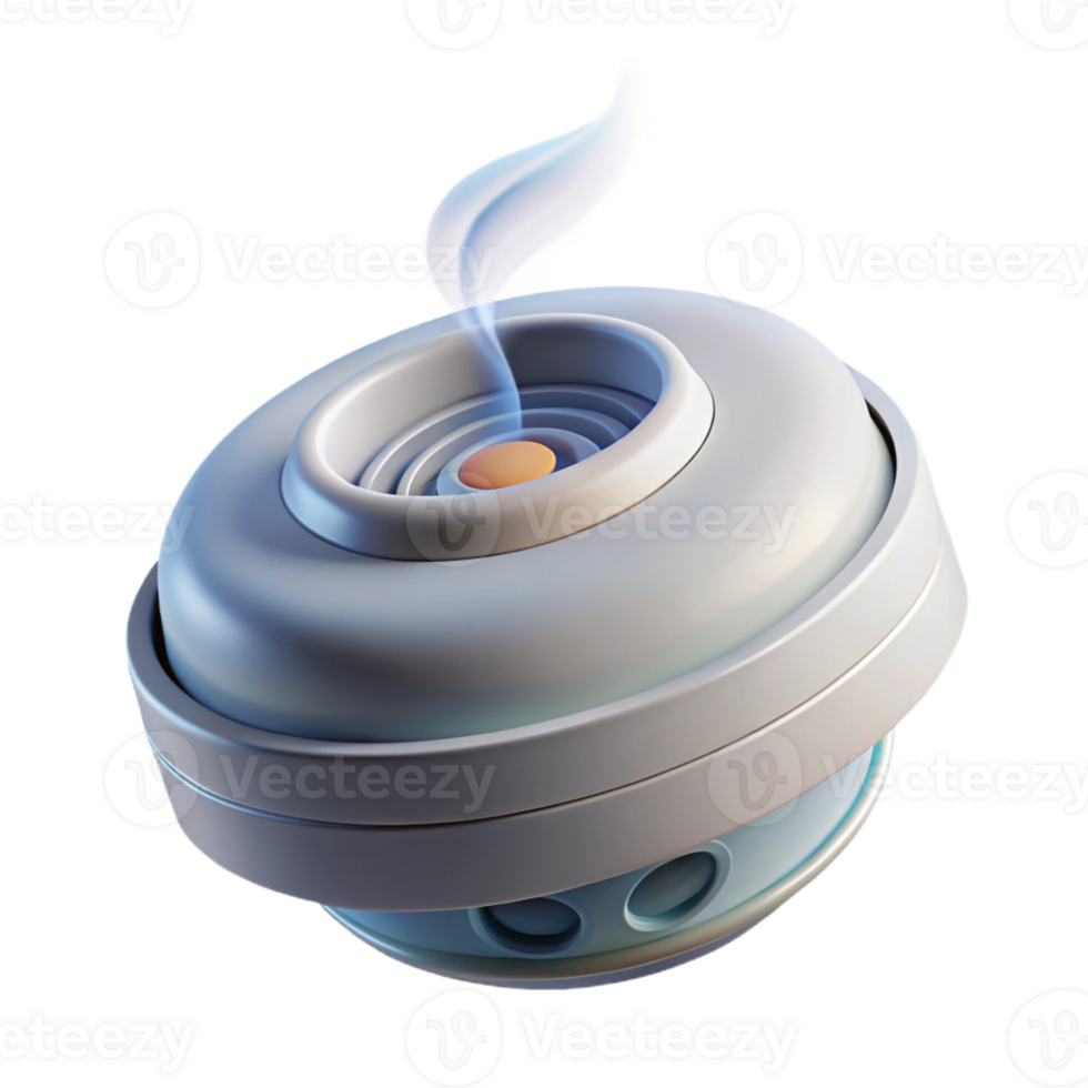 magnificent minimalist Smoke detector, authentic png