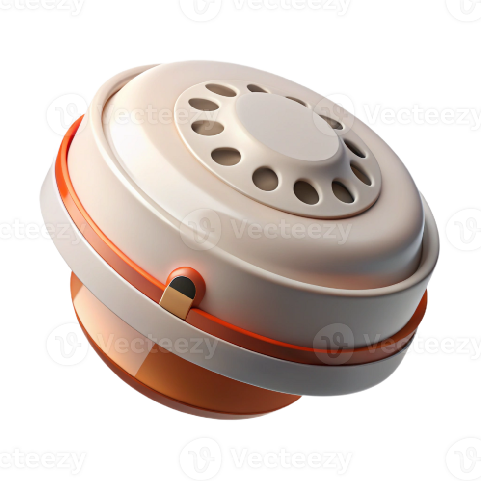 vibrant artistic Smoke detector, high quality png