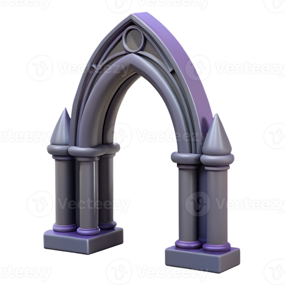 impressive modern Archway, gothic style, original png