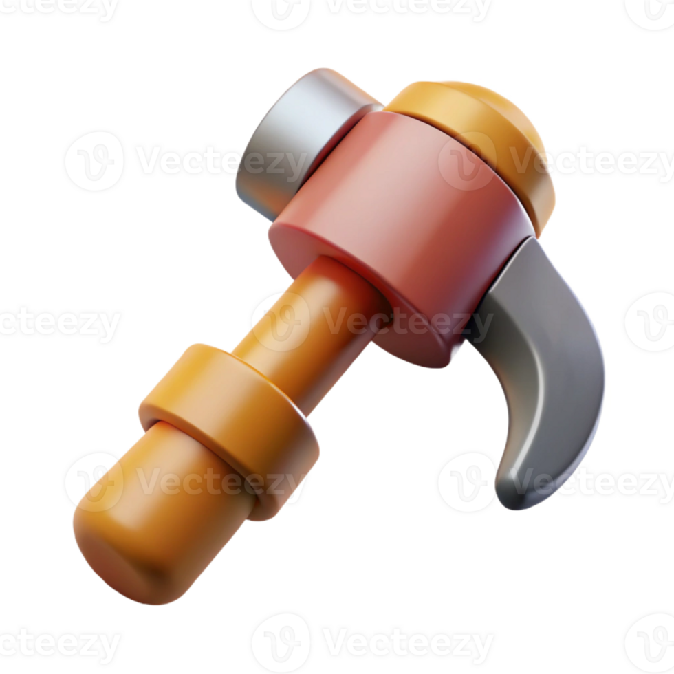 impressive abstract Hammer, claw, detailed png