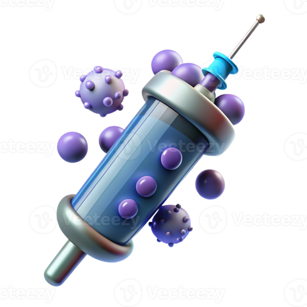 magnificent rustic Nanobot Syringe, filled with microscopic robots genuine png