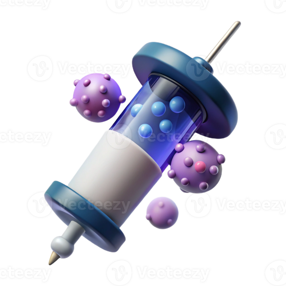 stunning traditional Nanobot Syringe, filled with microscopic robots high quality png