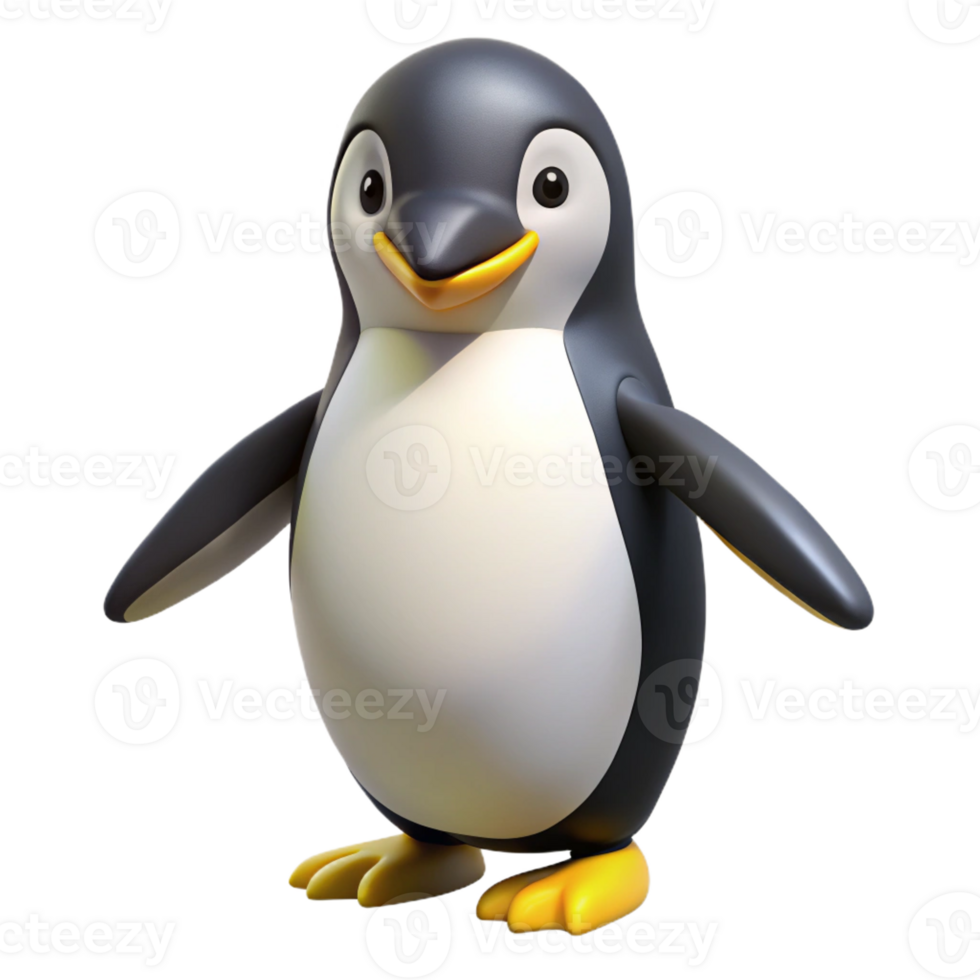 impressive rustic Penguin, emperor penguin, waddling, genuine png