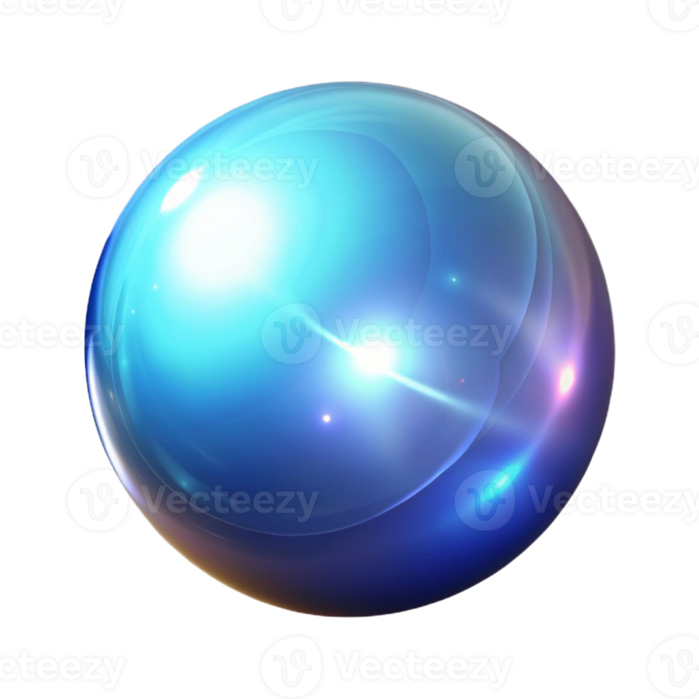 serene artistic A single, glowing orb of pure magical energy high quality png