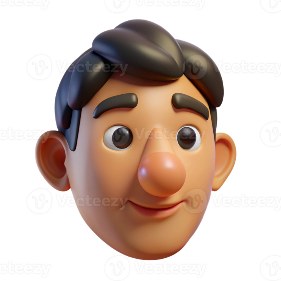 wonderful abstract Portrait of a nose with distinct features, detailed png