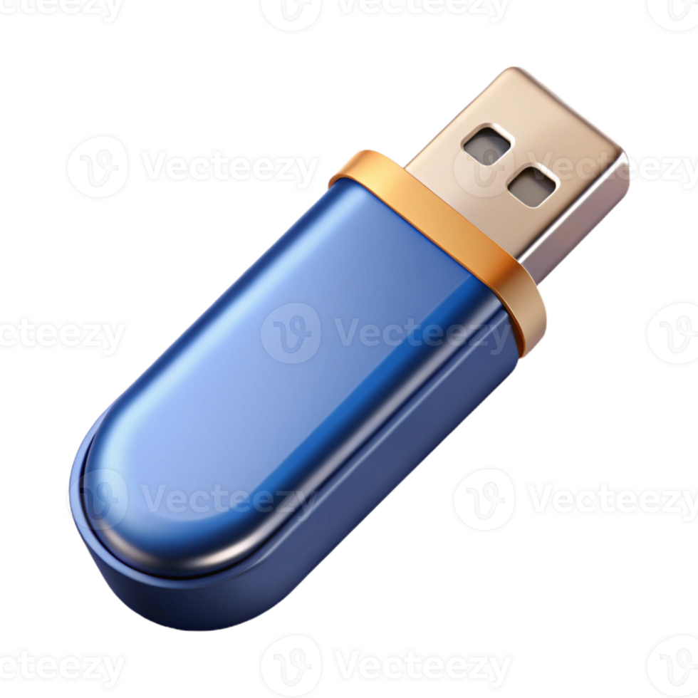 impressive abstract A USB flash drive with a metal casing high resolution png