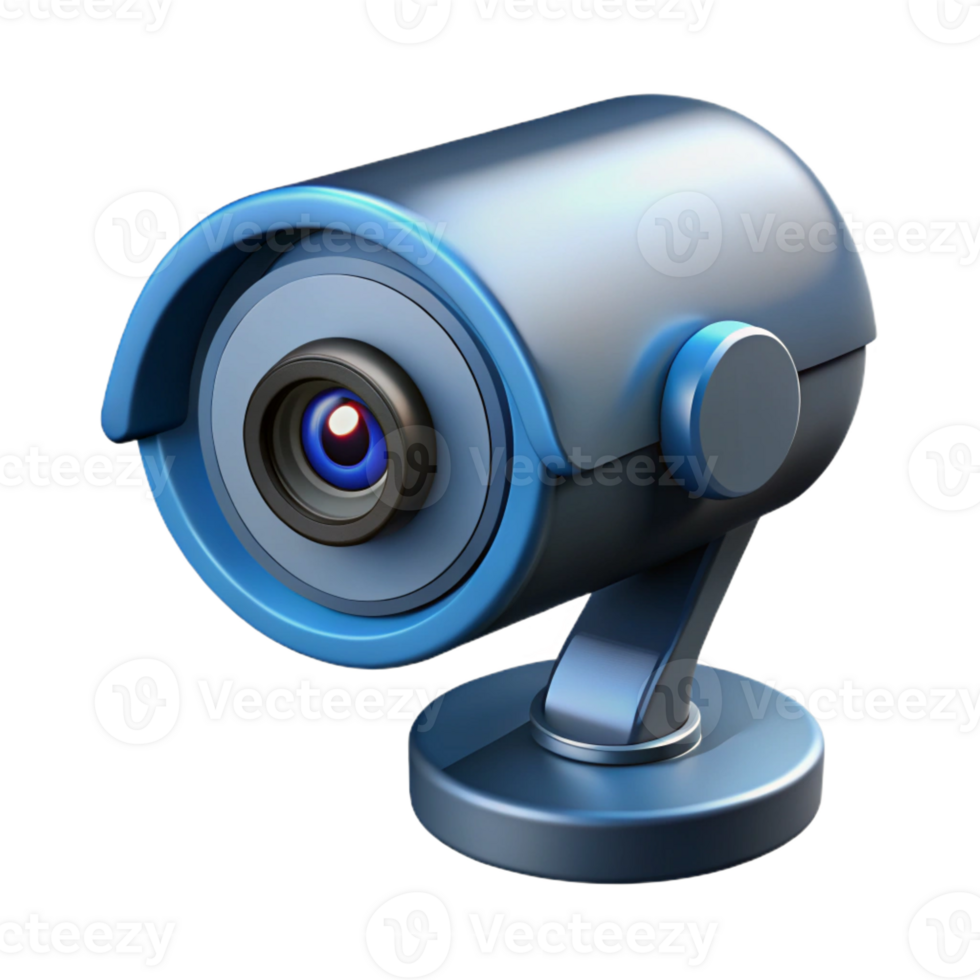 impressive minimalist A security camera with a rotating lens authentic png