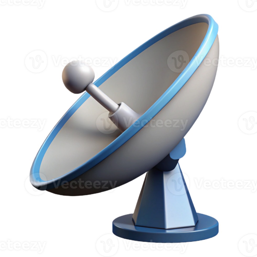 magnificent classic A satellite dish, pointed towards the sky detailed png