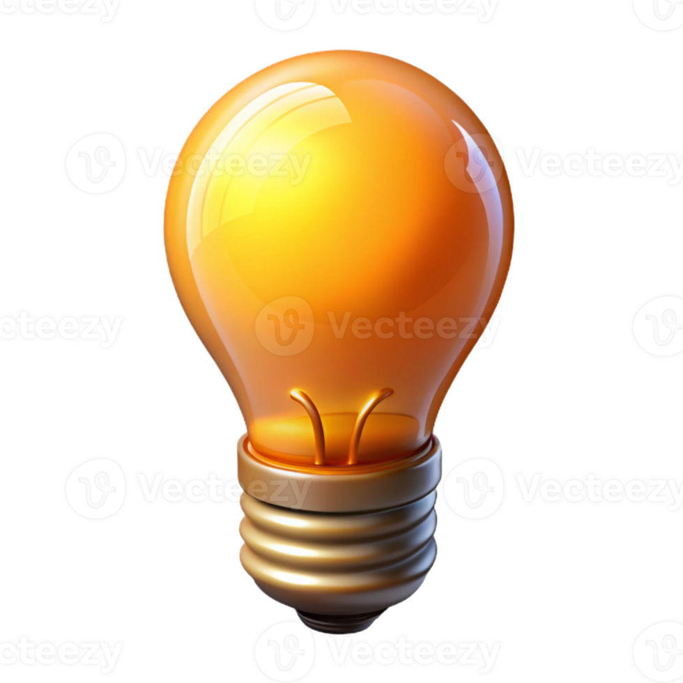 impressive classic A smart light bulb, emitting a warm glow exclusive png