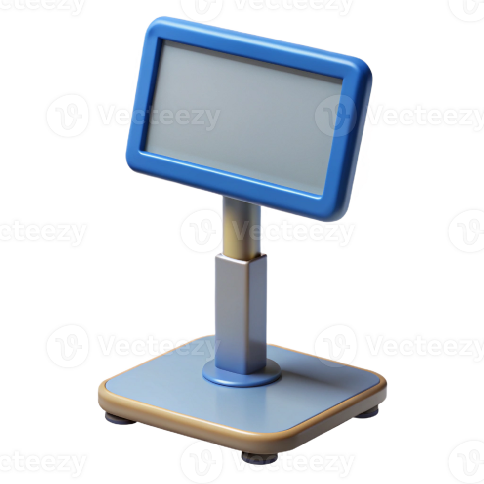 serene classic A monitor stand with adjustable height premium png