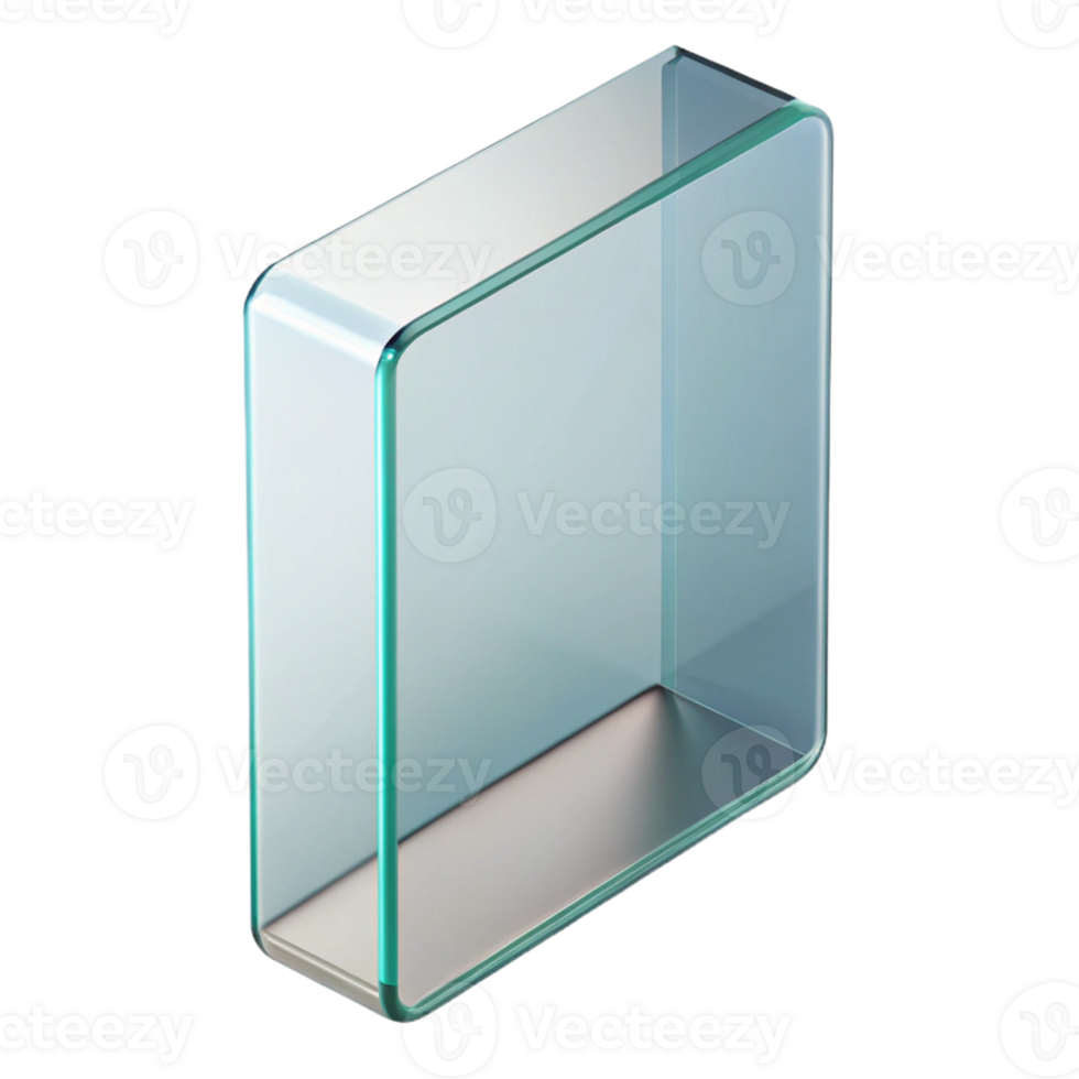 stunning abstract Glass panel, clear, tempered, high resolution png