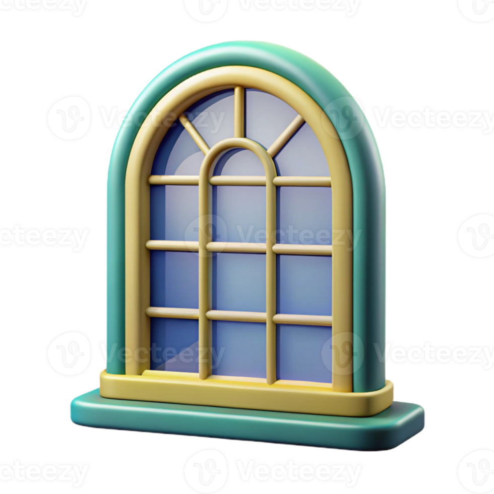 stunning minimalist Georgian window, multi-paned, symmetrical, exclusive png