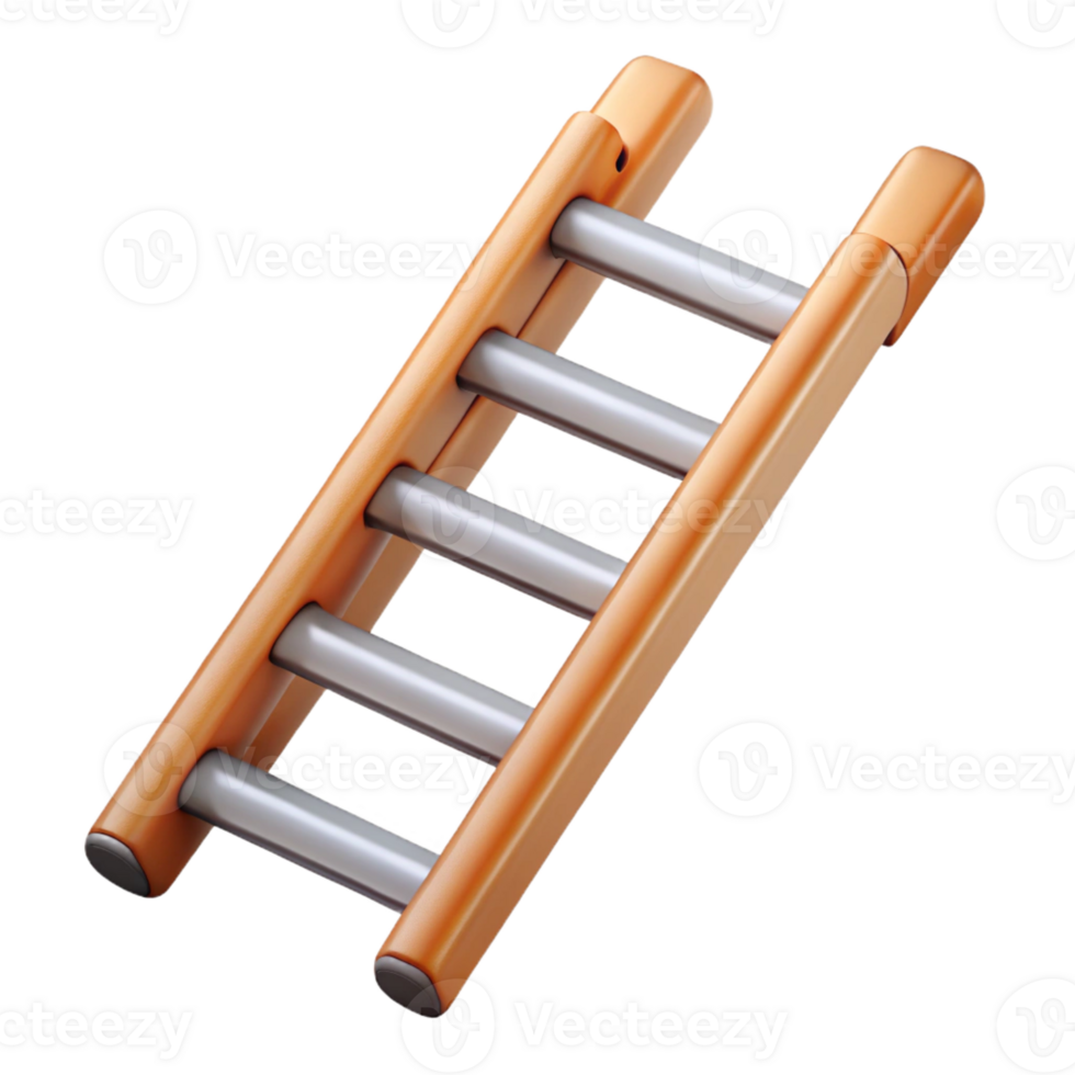 serene abstract Wooden ladder, extension ladder, aluminum, high quality png