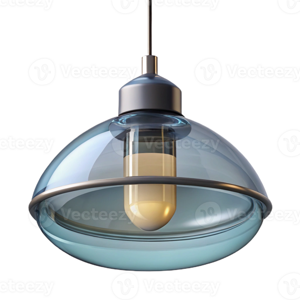wonderful vintage Modern light fixture, pendant, glass, high resolution png