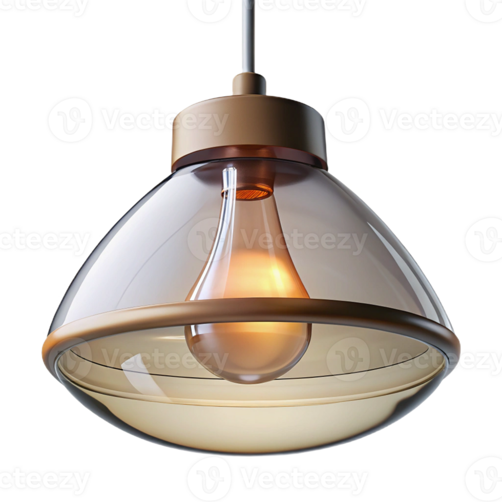 magnificent classic Modern light fixture, pendant, glass, 4K png