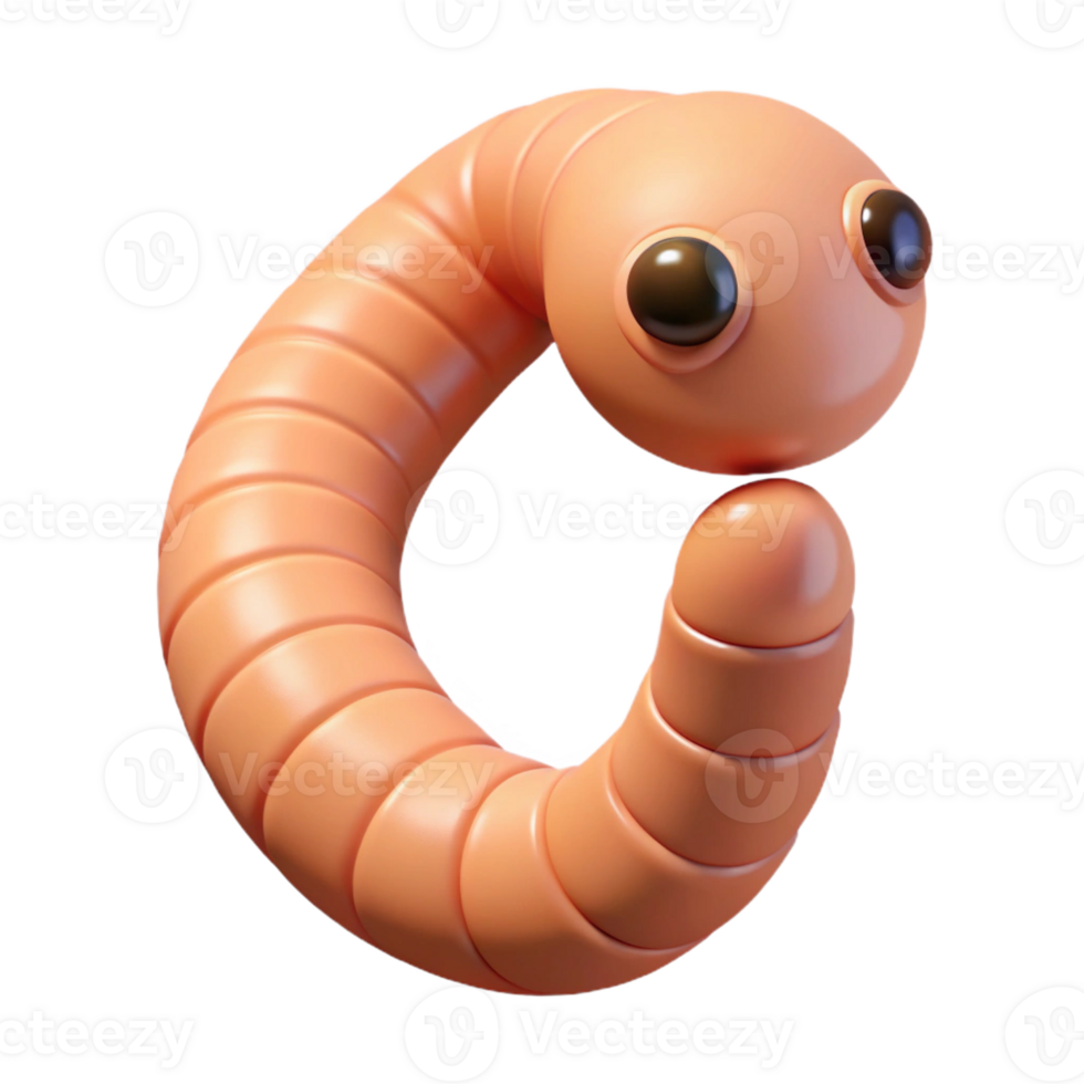 wonderful abstract Earthworm 4K png