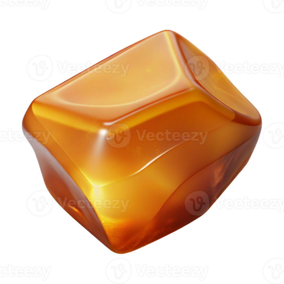 serene creative Piece of amber high resolution png