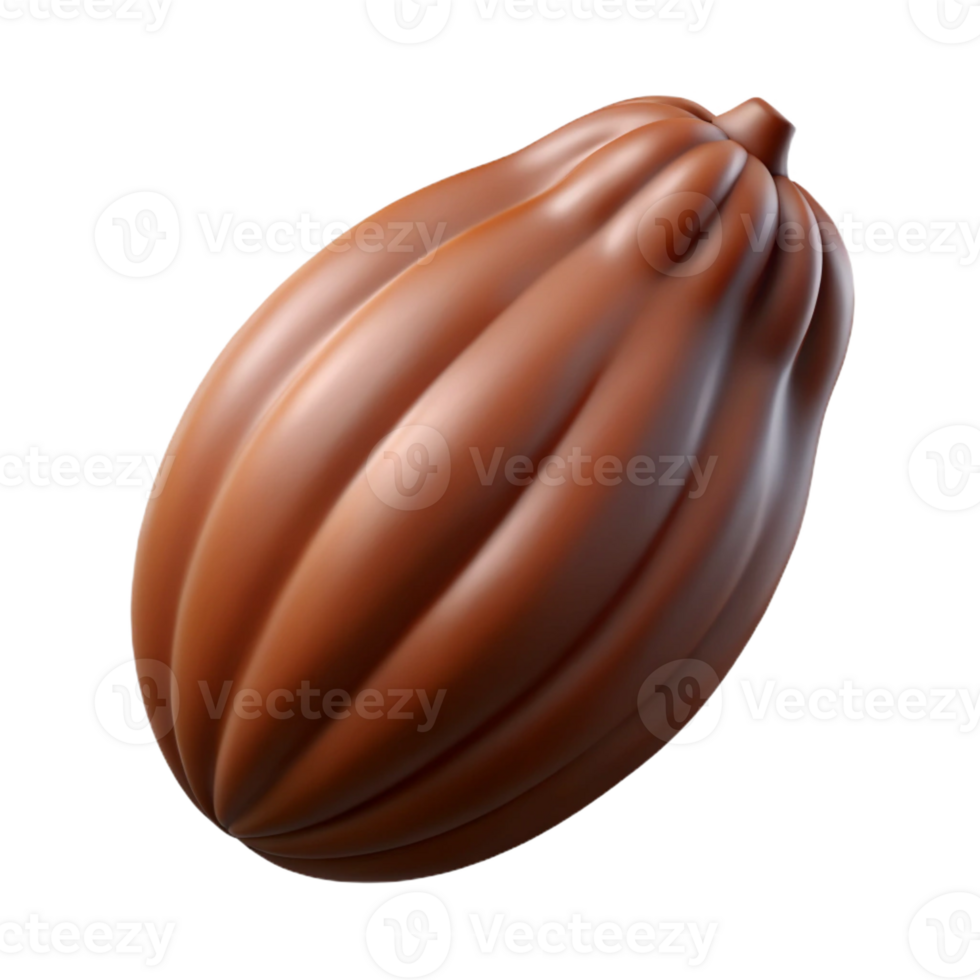 dramatic artistic Cocoa bean pod professional png