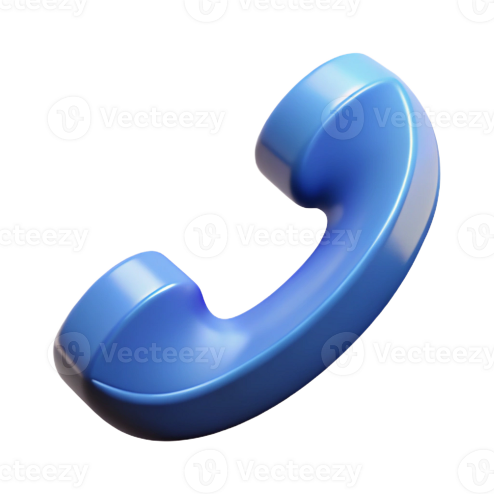 serene creative A single, stylized telephone icon 4K png
