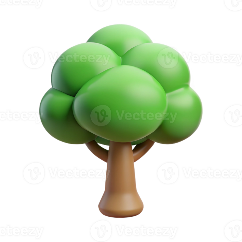 wonderful abstract A single, stylized tree icon original png