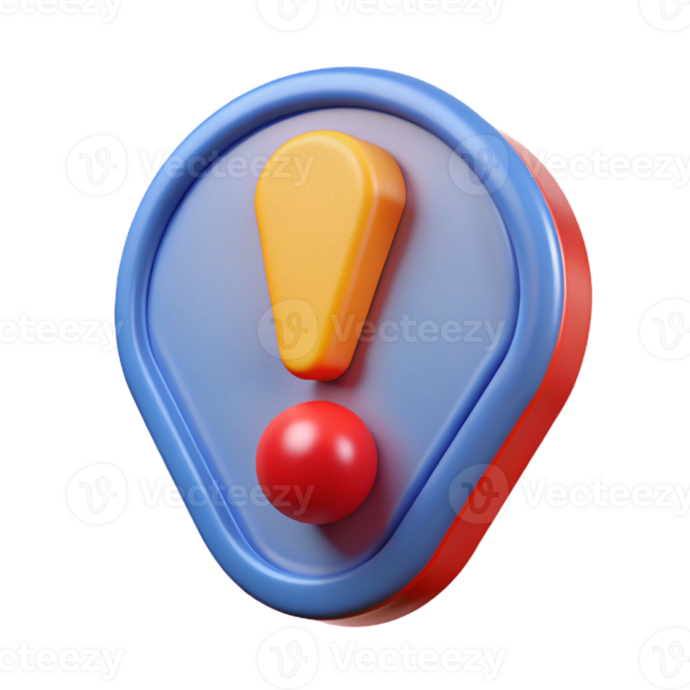 magnificent modern A single, stylized exclamation point icon genuine png