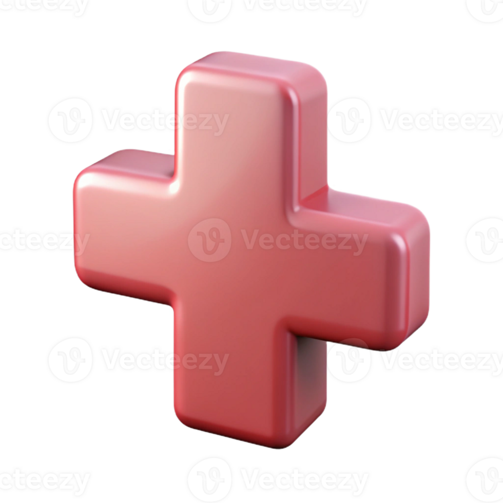 dramatic classic A single, stylized medical cross icon detailed png