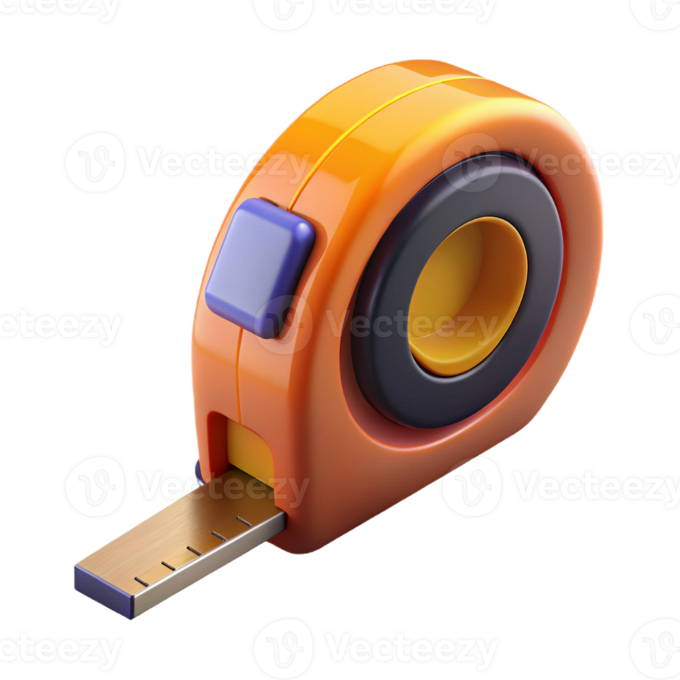 vibrant artistic Tape measure, extended, genuine png