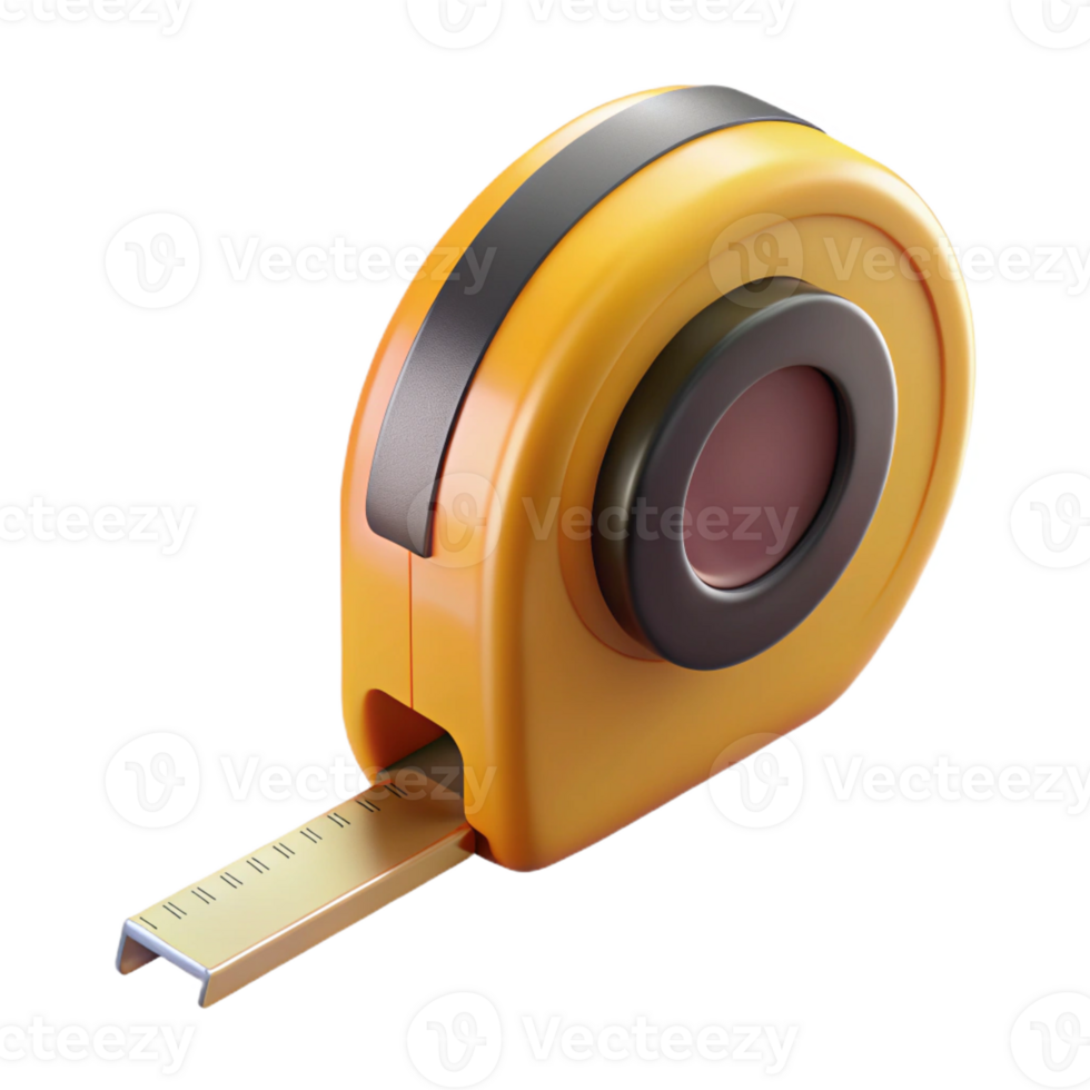 impressive classic Tape measure, extended, genuine png