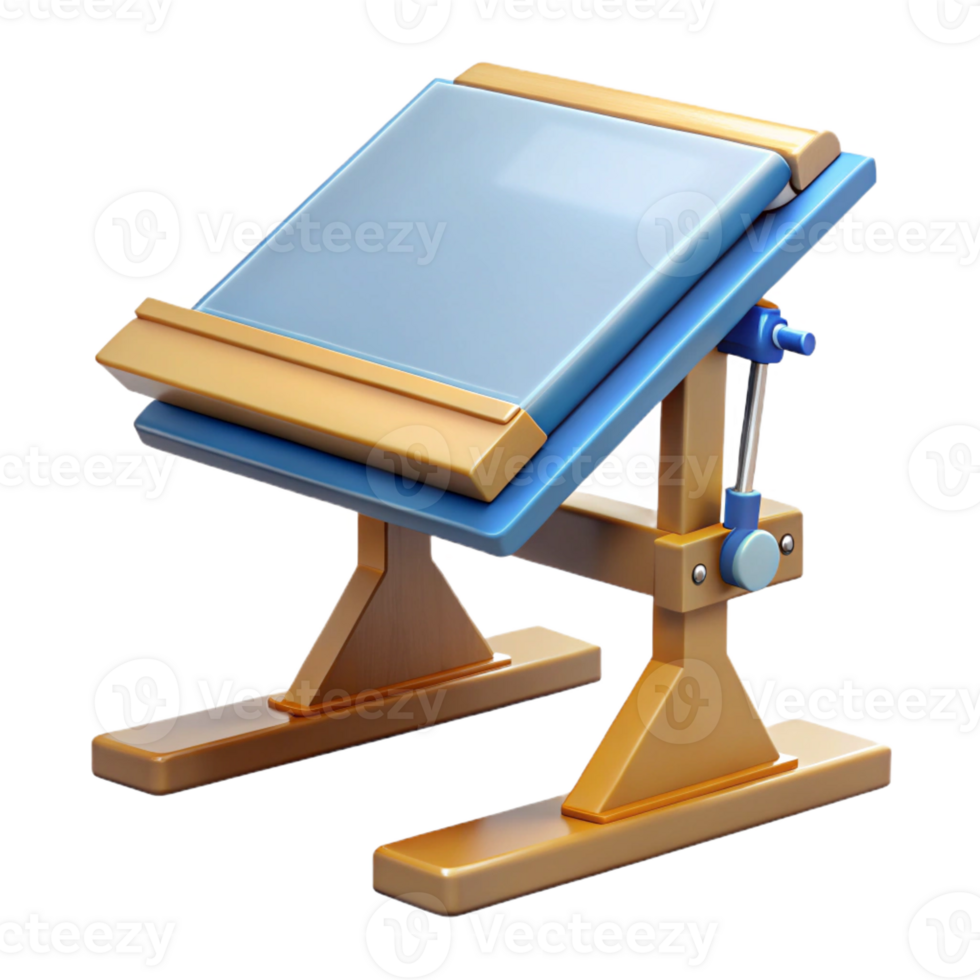 dramatic modern Drafting table, adjustable, high quality png