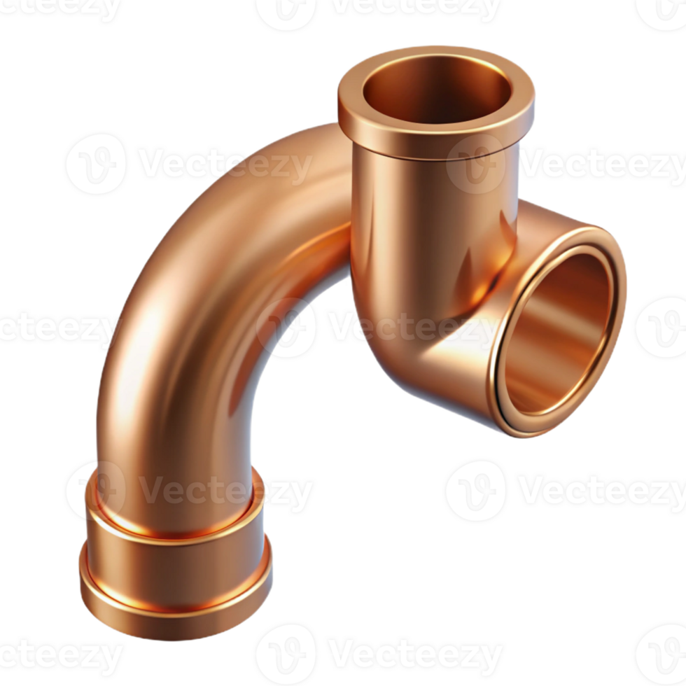 stunning modern Plumbing pipe, copper, original png