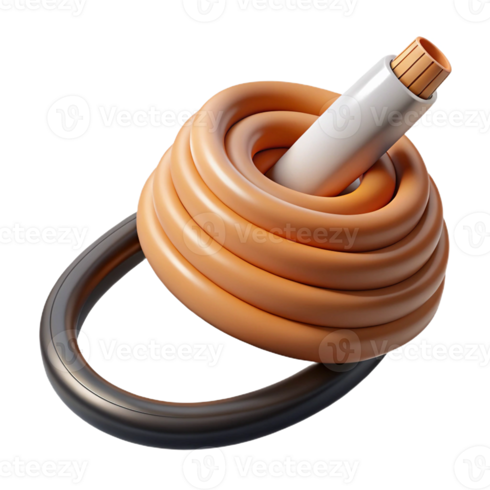 impressive abstract Electrical wire, insulated, genuine png