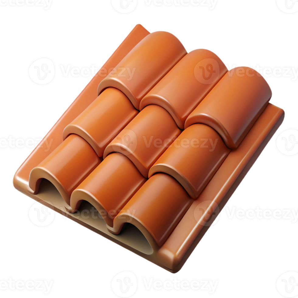 vibrant creative Roof tile, clay, original png