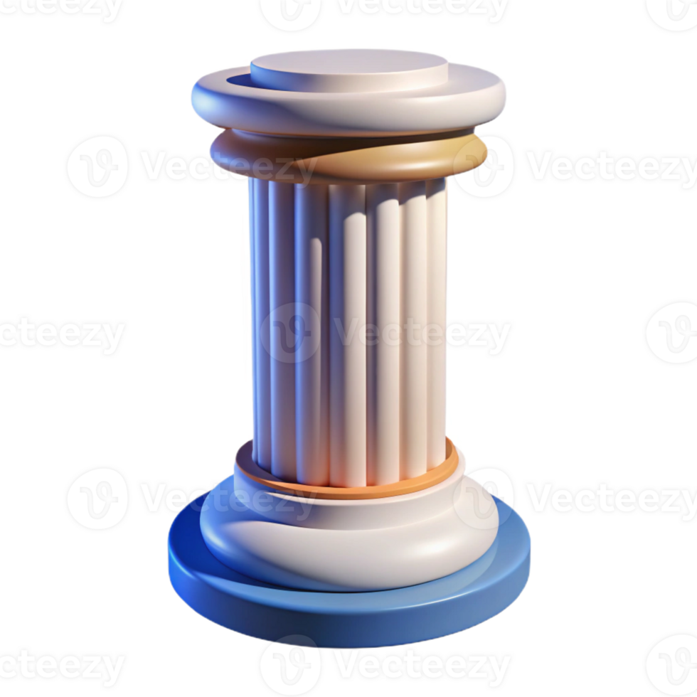 serene classic Column, Doric order, high resolution png