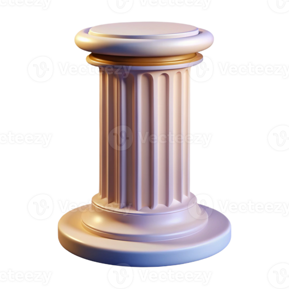 elegant classic Column, Doric order, genuine png