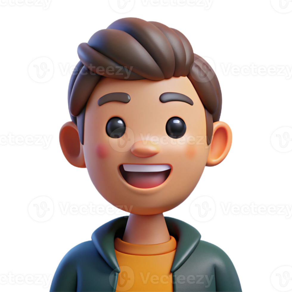 elegant rustic Cartoon character with exaggerated features professional png