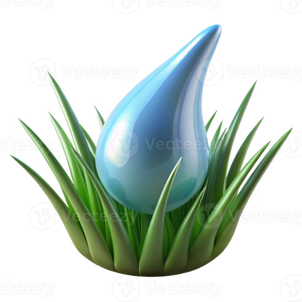 extraordinary contemporary Close-up of a dewdrop on a blade of grass high resolution png