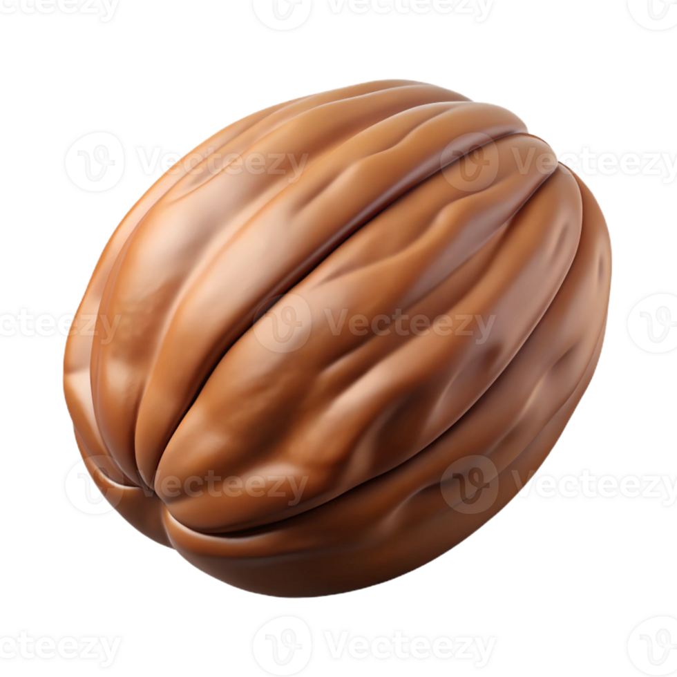 impressive contemporary Pecan in shell 4K png